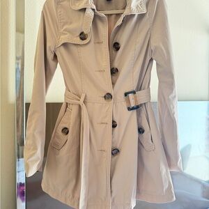 Forever 21 Light Beige Trench Coat with Belt